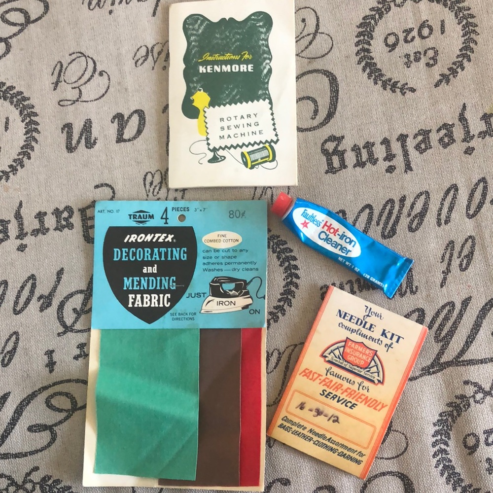 Fun vintage sewing items.